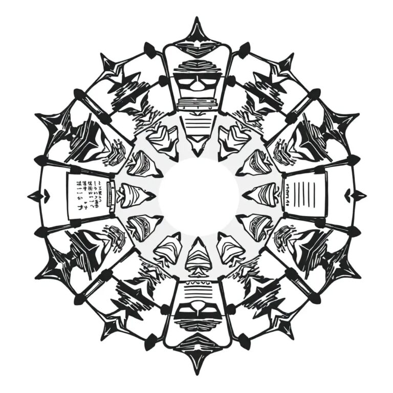 A digital kaleidoscope that, when viewed, reveals ever-changing fragments of books, images, and code, seamlessly blending and transforming into new, AI-generated creations.