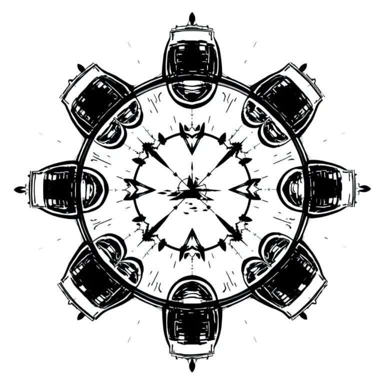 A multi-lensed kaleidoscope with each lens representing a different aspect of AI ethics, reflecting a constantly shifting landscape of data points and algorithms.