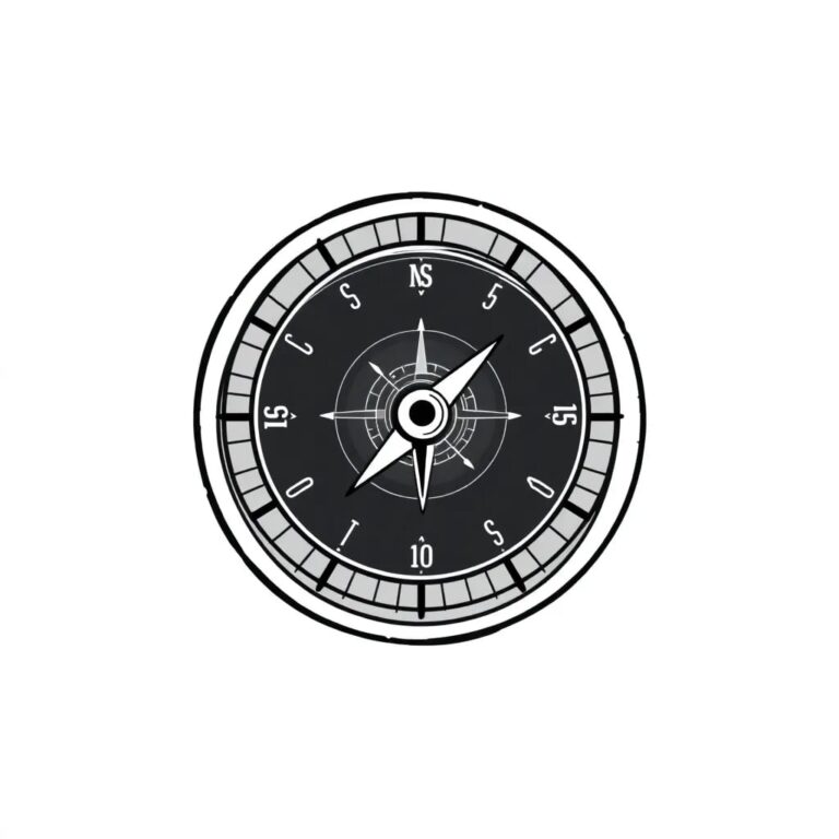 A compass with a digital display that shows shifting magnetic fields, symbolizing the navigation of evolving AI regulations.