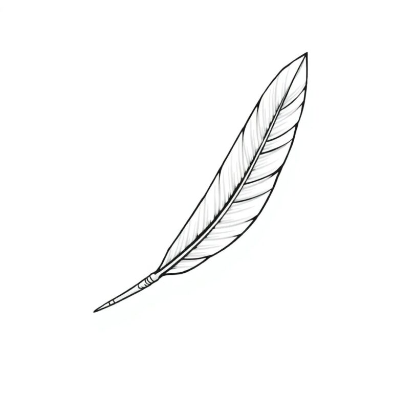 A quill pen with a circuit board feather