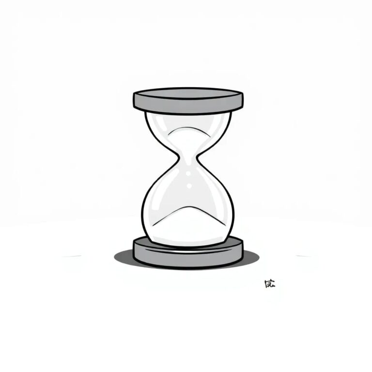 A digital hourglass with silicon sand