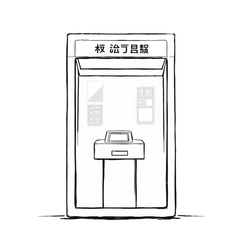 A holographic voting booth with an AI interface