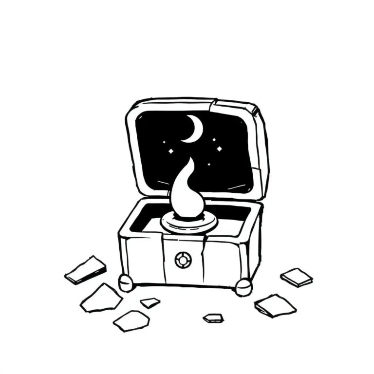 A shattered digital lullaby music box