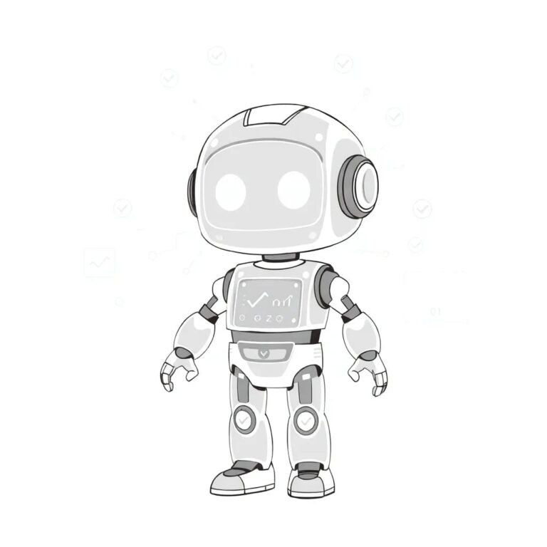 A futuristic, transparent AI-driven compliance robot that seamlessly integrates with financial networks, glowing with data streams and regulatory checkmarks.