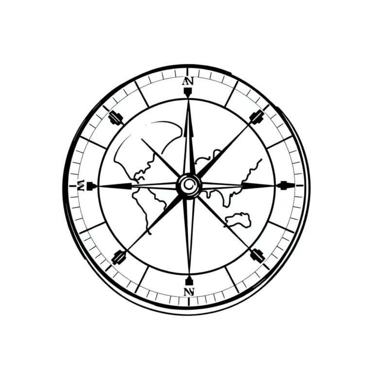 A compass with a digital display that shows a constantly evolving map of ethical decision pathways