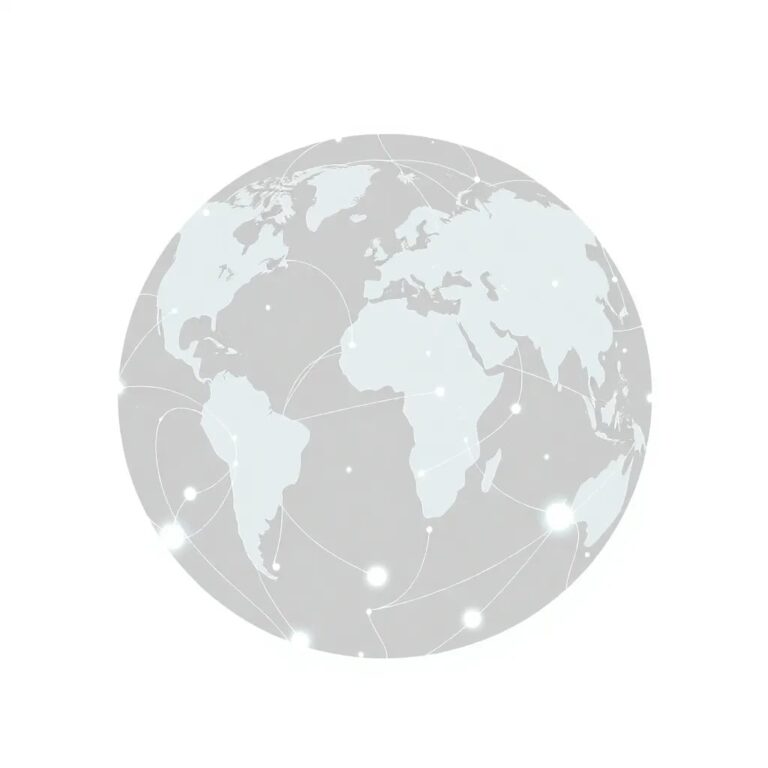 A futuristic, holographic globe with interconnected neural networks pulsating across its surface, displaying real-time data flows and policy decisions emanating from various global hotspots.