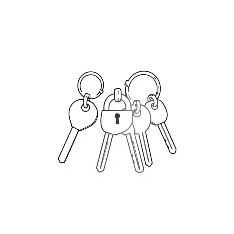 A digital keychain with ever-changing, glowing keys representing different data access permissions, each key glowing brighter or dimmer based on the AI agent's current level of access.