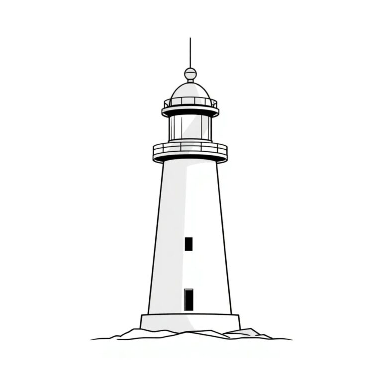 A futuristic lighthouse with an AI-powered beacon that dynamically adjusts its light patterns based on the identities of approaching vessels, symbolizing adaptive and intelligent identity governance.