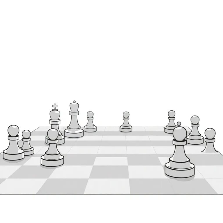 A futuristic, transparent AI-driven chessboard with holographic pieces that adapt and move autonomously, symbolizing the strategic interplay between AI and patent law.