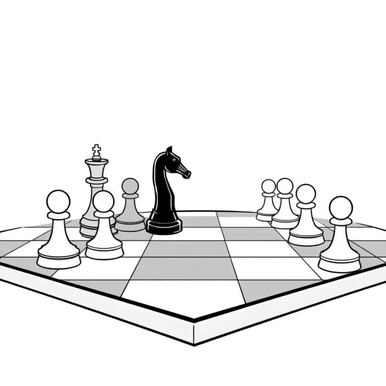 A chessboard with AI-controlled pieces racing towards the opponent's side, but with a dynamic, transparent regulatory grid overlaying the board, altering the pieces' movements and strategies.
