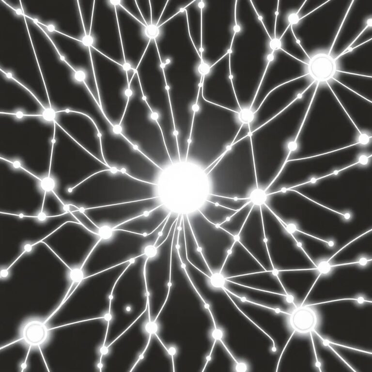 A glowing, intricately woven digital tapestry displaying dynamic, ever-changing patterns of interconnected nodes and pathways, symbolizing the real-time governance and orchestration of AI agents.