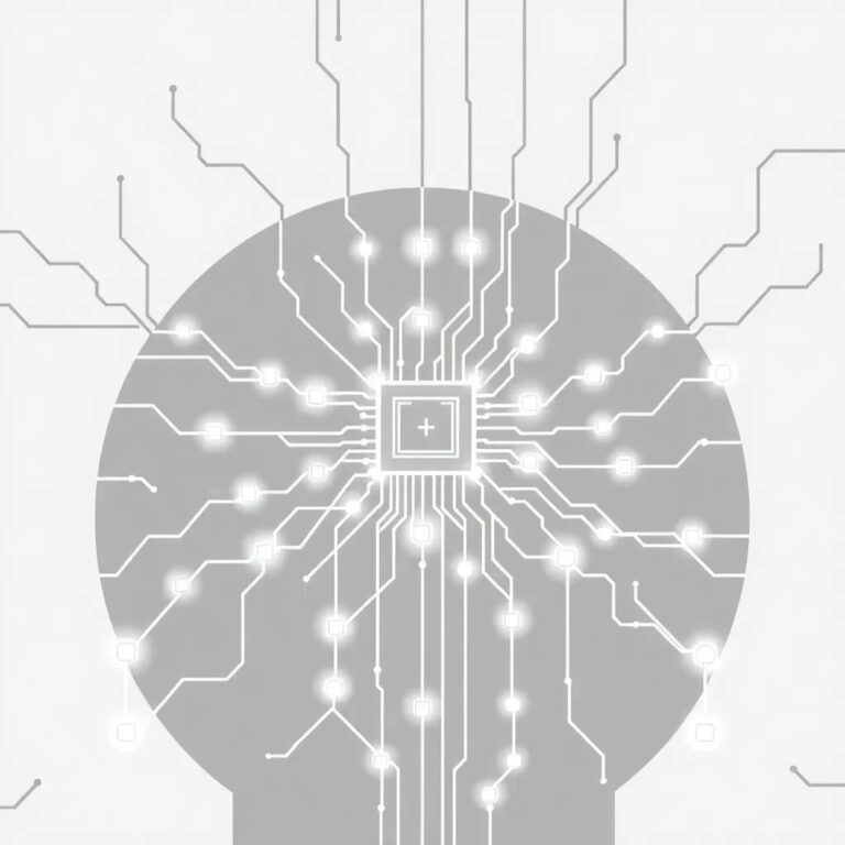 A digital circuit board with glowing, interconnected nodes that pulse with data, representing the intricate and dynamic components of AI systems.
