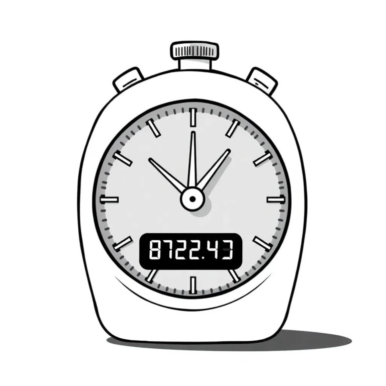 A finely tuned metronome with a digital display showing fluctuating AI algorithms