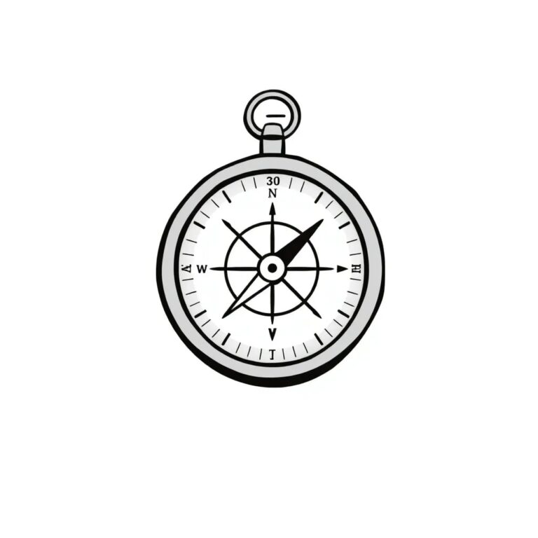 A compass with a digital display that shows a constantly updating ethical algorithm