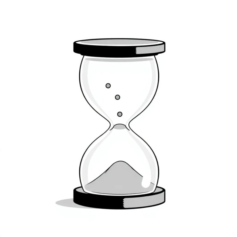 A digital hourglass with silicon sand
