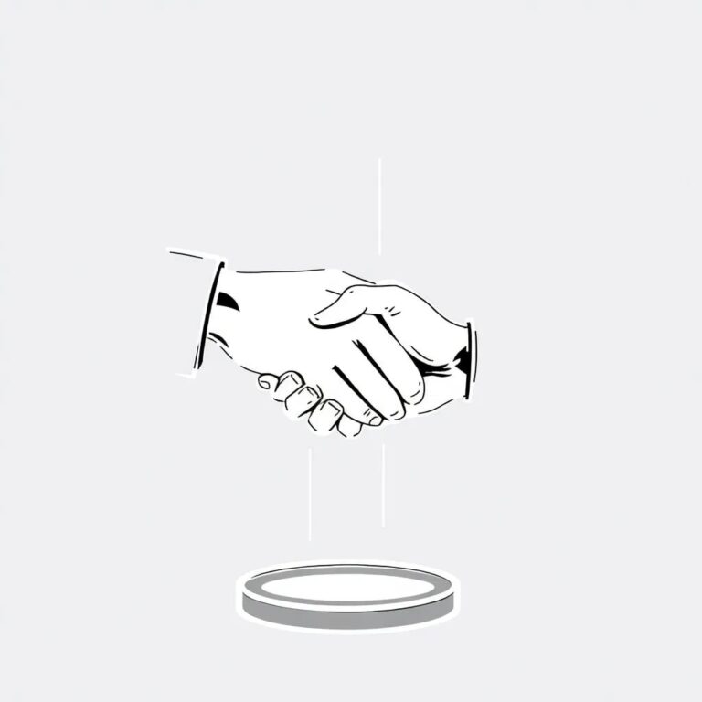 A digital handshake hologram