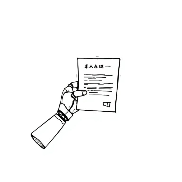 A robotic arm holding a digital contract on a holographic screen