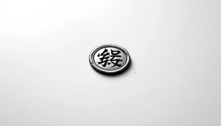 Sumi-e manga lineart of a single brass legal seal resting on plain paper, symbolising the EU AI Act regulatory framework