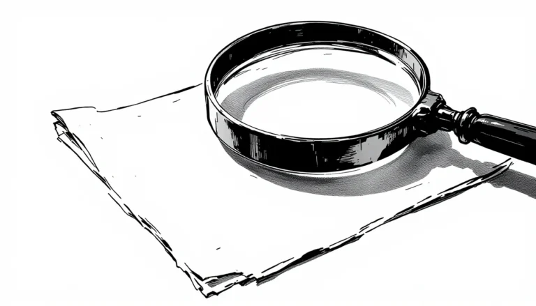 privacy impact assessment meaning shown as a magnifying glass over a document
