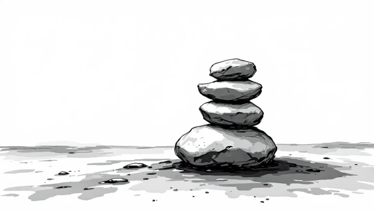 NIST risk management framework seven steps illustrated as a stacked stone cairn
