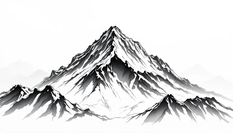Colorado AI Act compliance, a Rocky Mountain peak in sumi-e ink