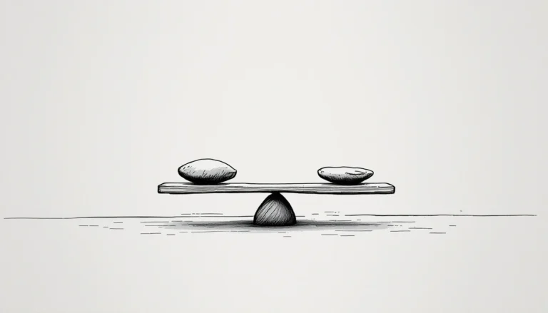 NIST Risk Management Framework balance scale illustration