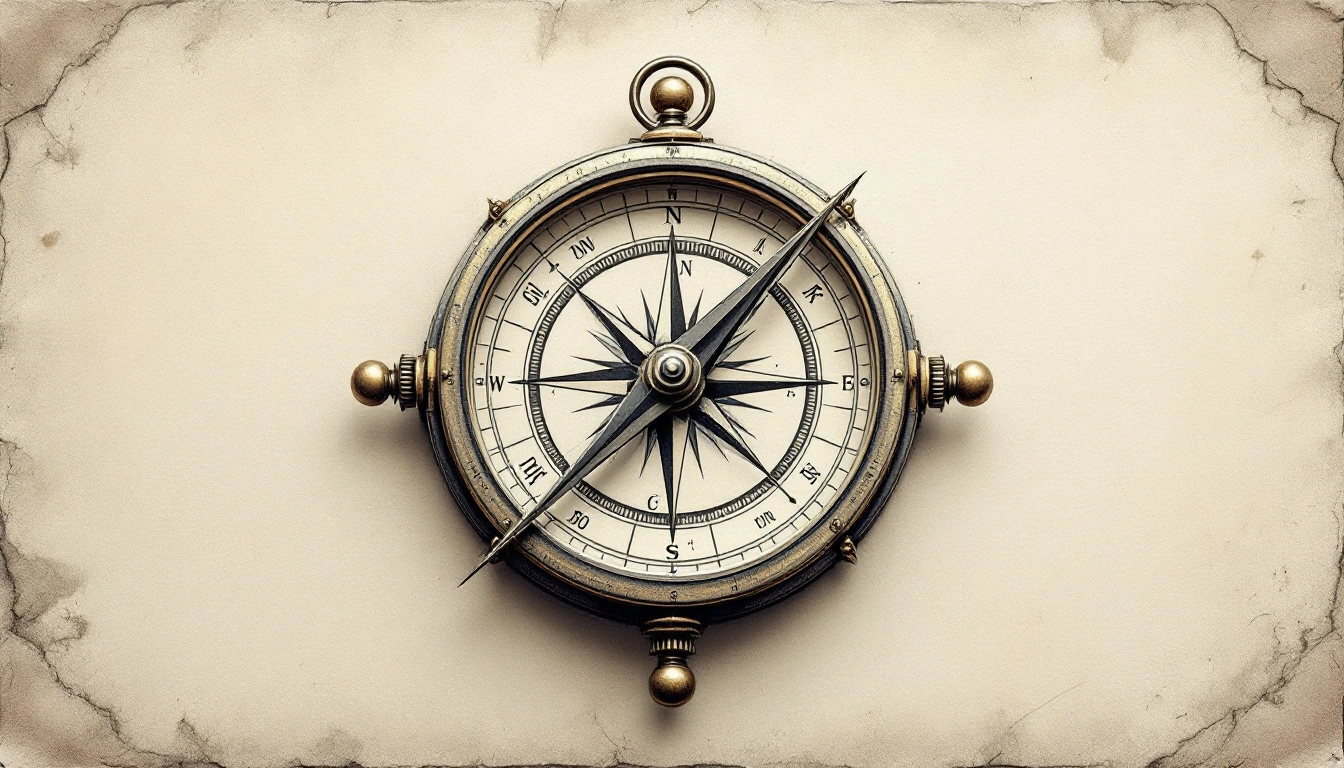 Compliance and governance shown as a single mariner's compass with two needles on one housing