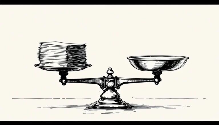 Balance scales illustrating ai benchmarking evidence weighed against compliance requirements