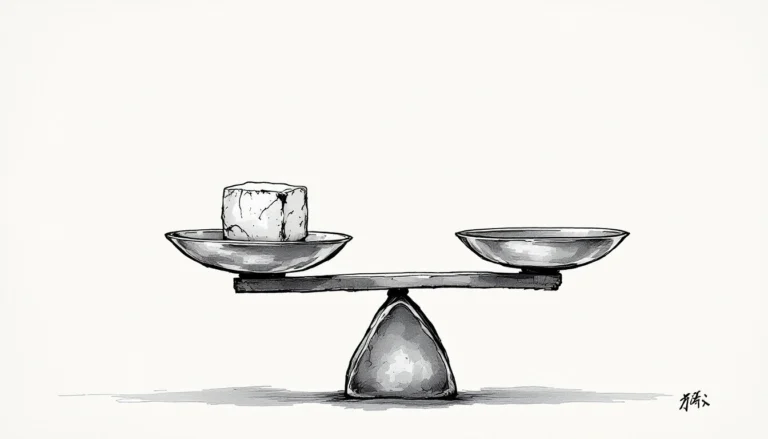 Balance scale showing a higher risk appetite held down by a fixed regulatory floor
