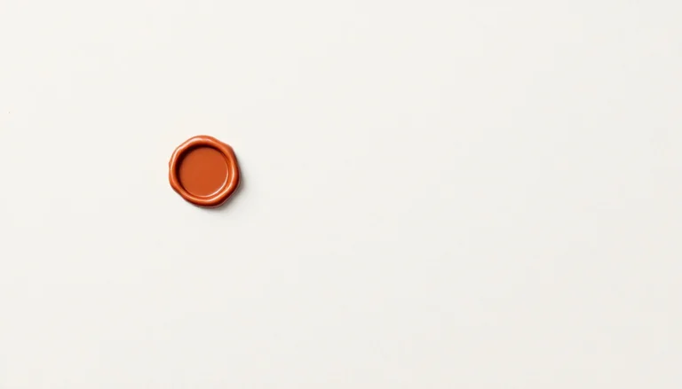 EU AI Act Article 50 transparency marking shown as a wax seal on a blank sheet of paper