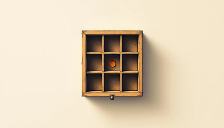 NIST AI 100-2 attack taxonomy as an open wooden specimen drawer with labelled compartments, brass keys, a cracked lens and a broken wax seal